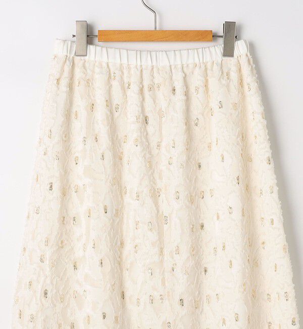 NOLLEY'S「《セットアップ対応》【KIRYU】ウォッシャブルラメジャガードスカート」|フレア|