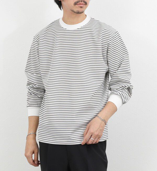 NOLLEY'S goodman「シルケットボーダーロンＴ 26SS」|Tシャツ・カットソー|