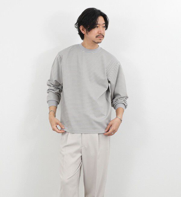 NOLLEY'S goodman「シルケットボーダーロンＴ 26SS」|Tシャツ・カットソー|