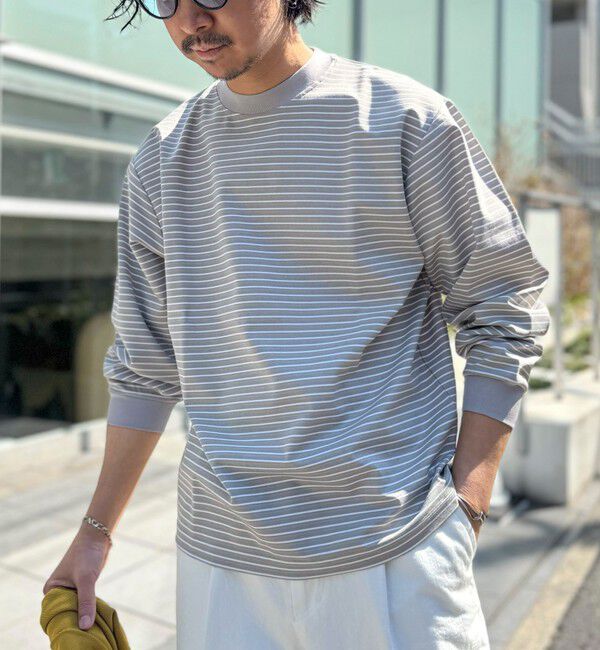 NOLLEY'S goodman「シルケットボーダーロンＴ 26SS」|Tシャツ・カットソー|