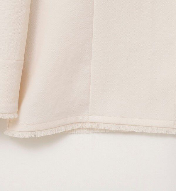 NOLLEY'S「ウォッシャブルFRINGE LIGHT JACKET」|ノーカラージャケット|