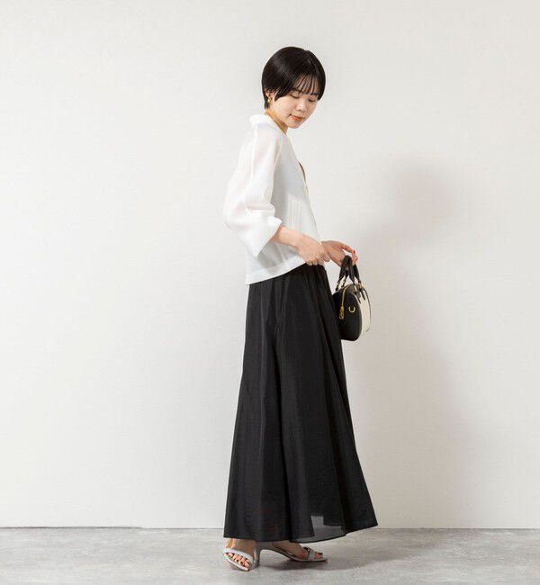 NOLLEY'S sophi「ウォッシャブルカラミメッシュジップアップブルゾン」|ブルゾン・スタジャン|