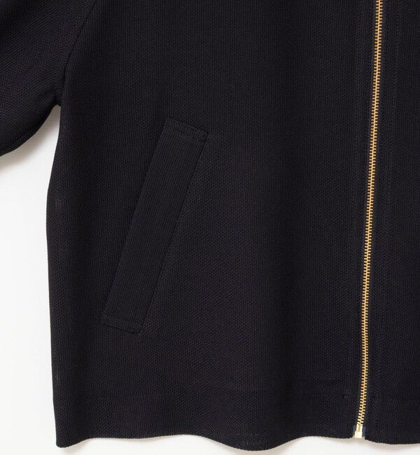 NOLLEY'S sophi「ウォッシャブルカラミメッシュジップアップブルゾン」|ブルゾン・スタジャン|