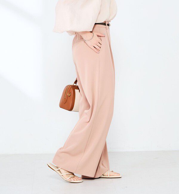 NOLLEY'S sophi「ウォッシャブル強撚ツイルワイドパンツ」|その他|