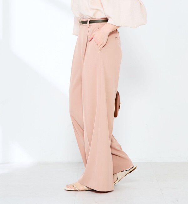 NOLLEY'S sophi「ウォッシャブル強撚ツイルワイドパンツ」|その他|