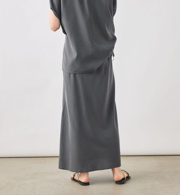 NOLLEY'S「【WEB＆一部店舗限定】《セットアップ対応》ウォッシャブルサンドウォッシュナロスカート」|スカート|