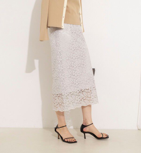 NOLLEY'S sophi「ウォッシャブルウォッシャブルコードレースタイトタイトスカート」|タイト|