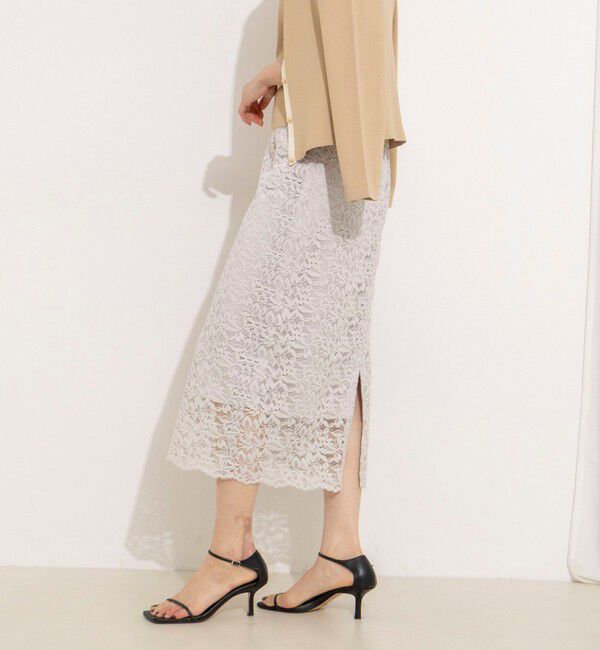 NOLLEY'S sophi「ウォッシャブルウォッシャブルコードレースタイトタイトスカート」|タイト|