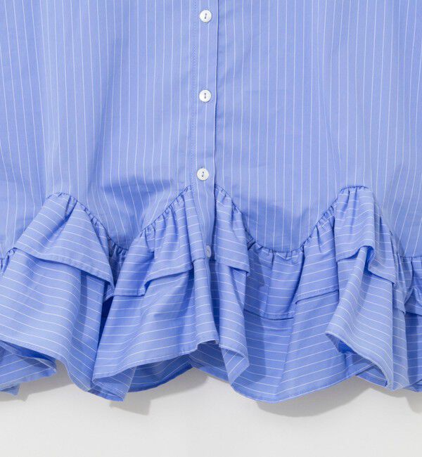 NOLLEY'S「ウオッシャブルペプラムフリル2WAY半袖ブラウス」|シャツ・ブラウス|