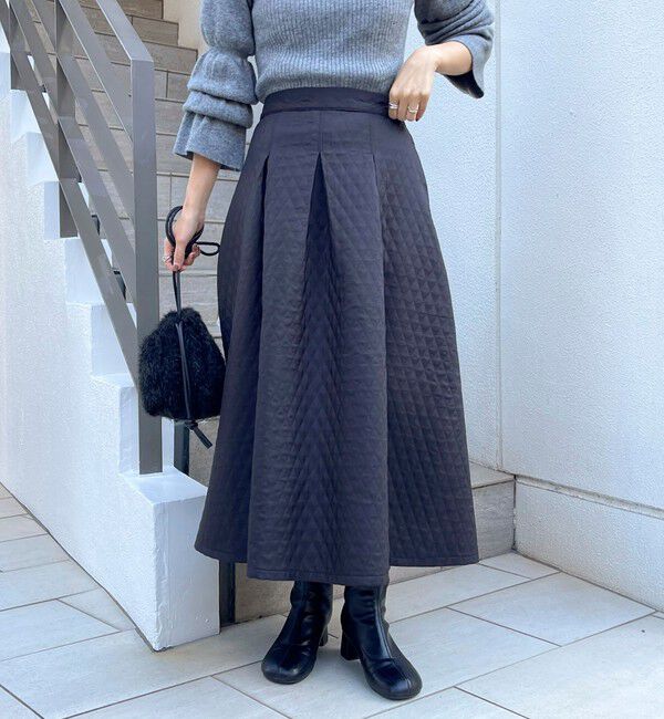 fredy emue「キルティングタックスカート」|スカート|