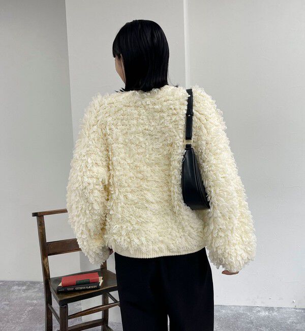 fredy emue「ニットフリンジカーディガン」|カーディガン|