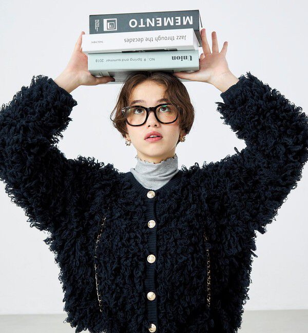 fredy emue「ニットフリンジカーディガン」|カーディガン|