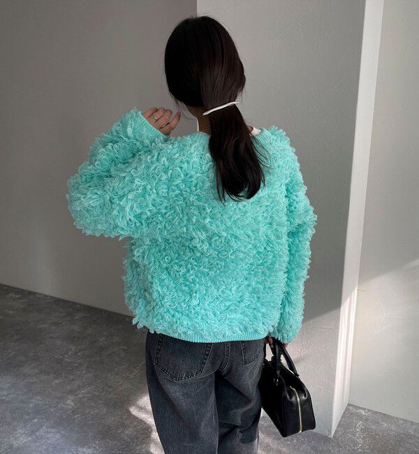 fredy emue「ニットフリンジカーディガン」|カーディガン|