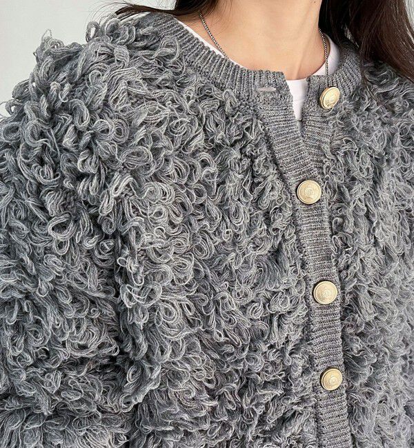 fredy emue「ニットフリンジカーディガン」|カーディガン|