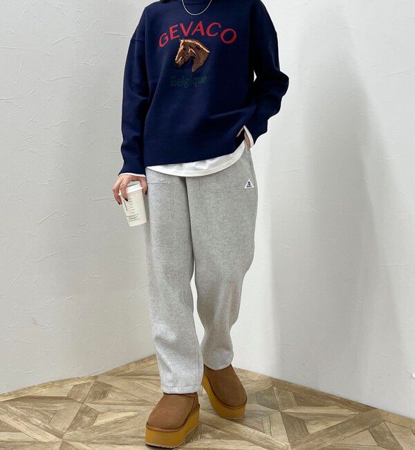 fredy emue「【GEVACO/ゲバコ】ウールライクイージーパンツ」|チノ|