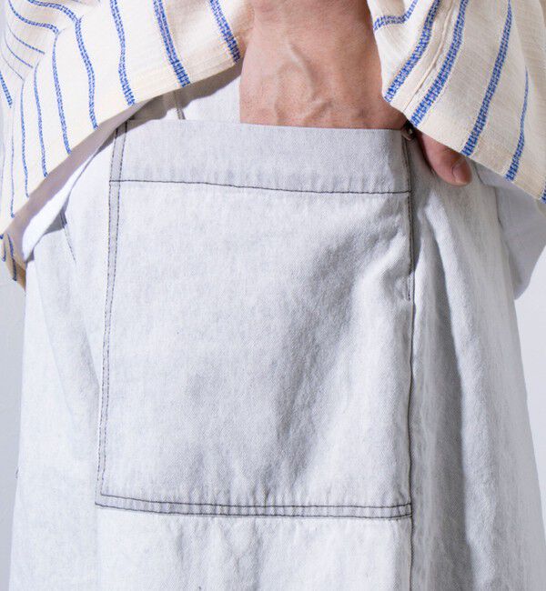 GLOSTER「【GLOSTER/グロスター】8オンスデニム ワイドショートパンツ ハーフパンツ」|その他|