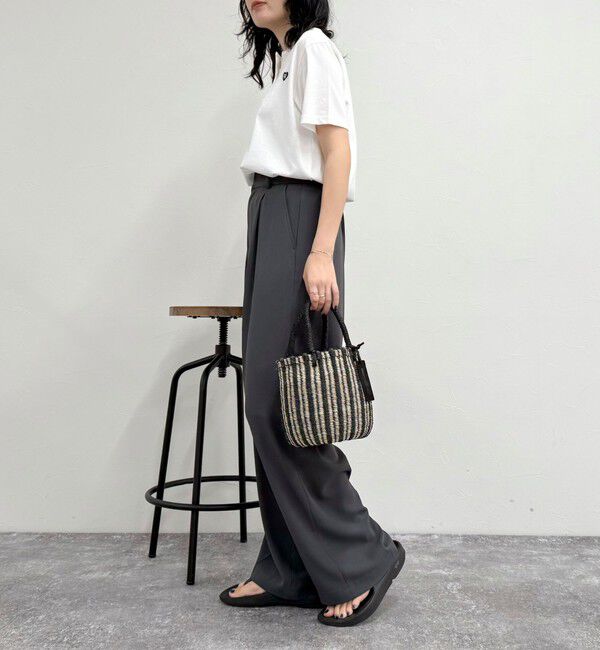 fredy emue「ハートFR刺繍ヘンリーTシャツ」|Tシャツ・カットソー|