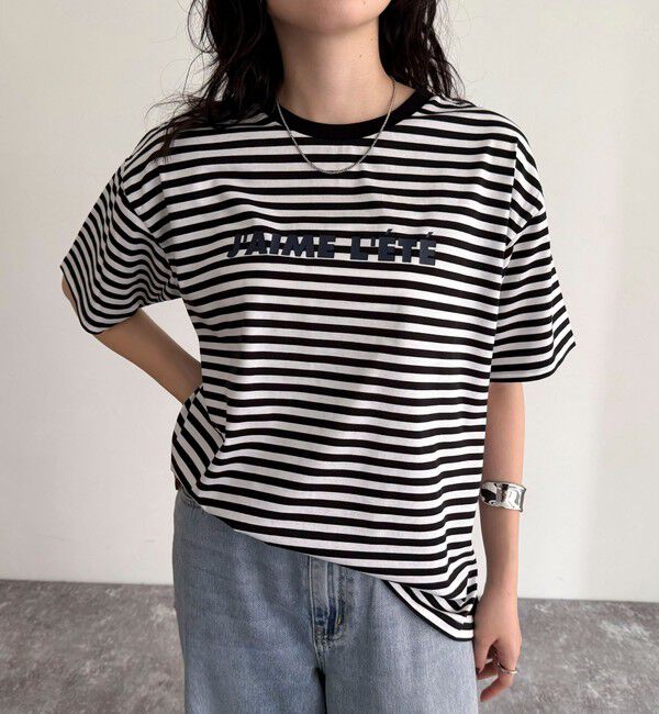 fredy emue「シルケットサマーロゴ半袖Tシャツ」|Tシャツ・カットソー|ホワイト系その他