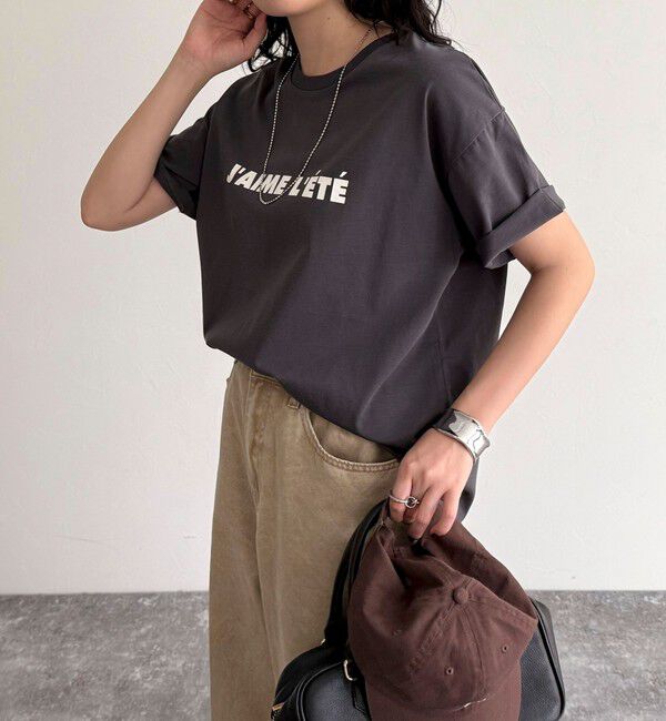 fredy emue「シルケットサマーロゴ半袖Tシャツ」|Tシャツ・カットソー|