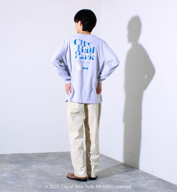 GLOSTER「【GOOD ROCK SPEED】NYC 発砲プリント ロングスリーブTシャツ ロンT」|Tシャツ・カットソー|