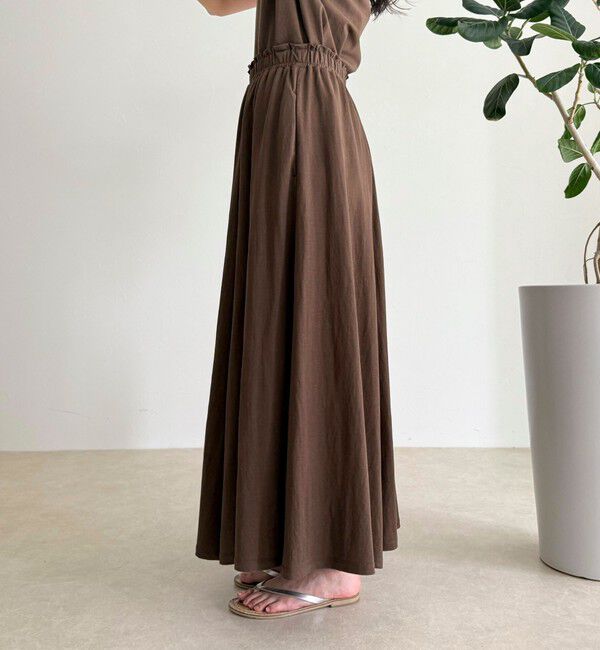 fredy emue「《セットアップ対応》タンブラー鹿の子フレアースカート」|スカート|