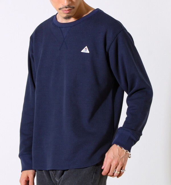 GLOSTER「【レイヤードに最適】【GEVACO】ワッフル素材ロングスリーブTシャツ」|Tシャツ・カットソー|