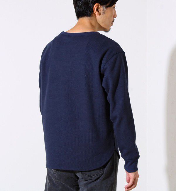 GLOSTER「【レイヤードに最適】【GEVACO】ワッフル素材ロングスリーブTシャツ」|Tシャツ・カットソー|