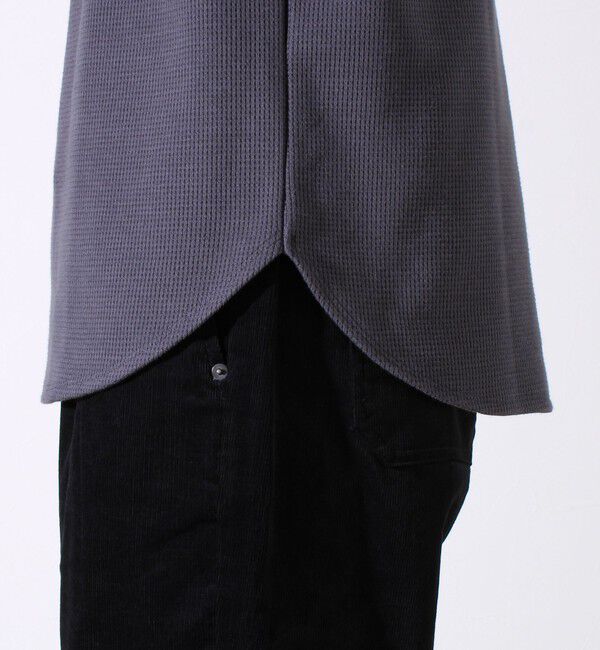 GLOSTER「【レイヤードに最適】【GEVACO】ワッフル素材ロングスリーブTシャツ」|Tシャツ・カットソー|