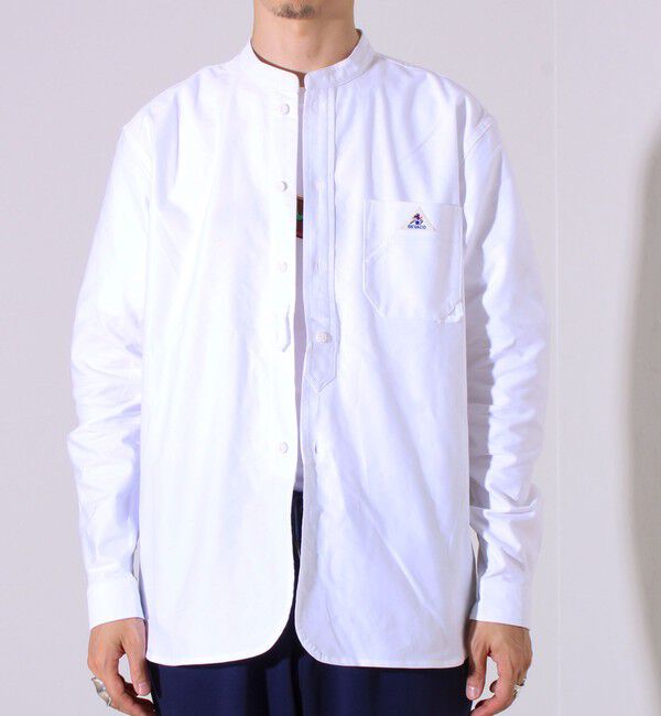 GLOSTER「【シーズンレス】【GEVACO】オックスバンドカラーシャツ」|シャツ・ブラウス|