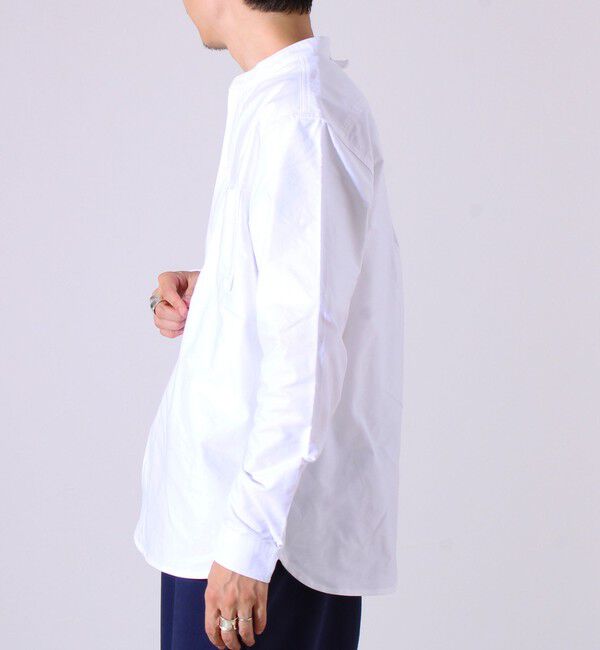 GLOSTER「【シーズンレス】【GEVACO】オックスバンドカラーシャツ」|シャツ・ブラウス|