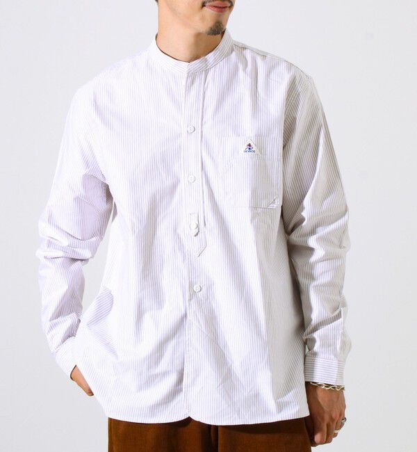 GLOSTER「【シーズンレス】【GEVACO】オックスバンドカラーシャツ」|シャツ・ブラウス|