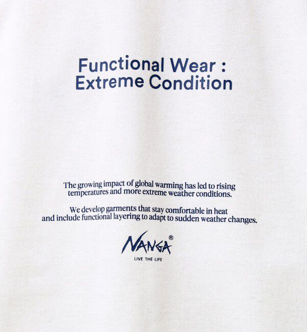 GLOSTER「【NANGA&times;GLOSTER】別注③ Frontprint Tee」|Tシャツ・カットソー|