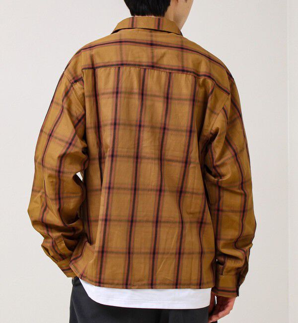 GLOSTER「【奥行きのある色合い】オンブレチェック ロングスリーブシャツ」|シャツ・ブラウス|