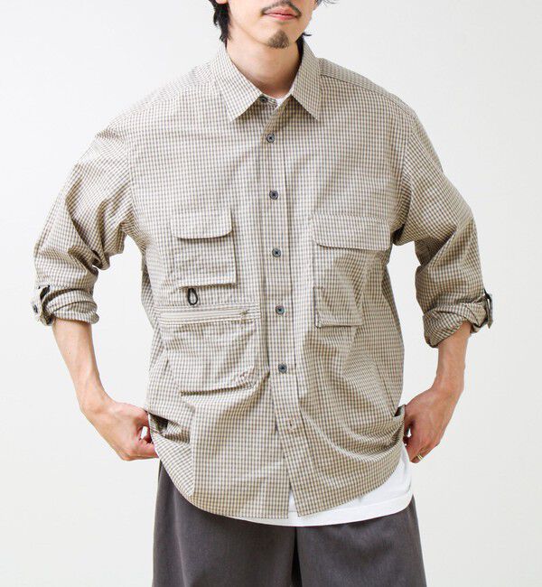GLOSTER「【ギアディテール】チェック フィッシングシャツ」|シャツ・ブラウス|