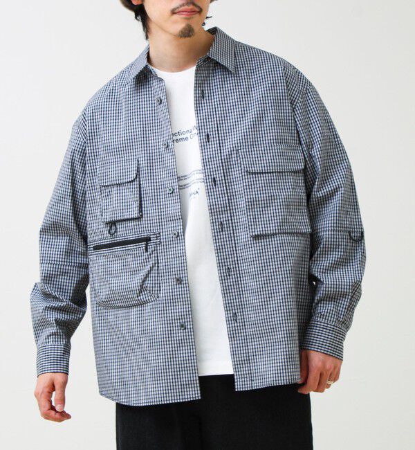GLOSTER「【ギアディテール】チェック フィッシングシャツ」|シャツ・ブラウス|