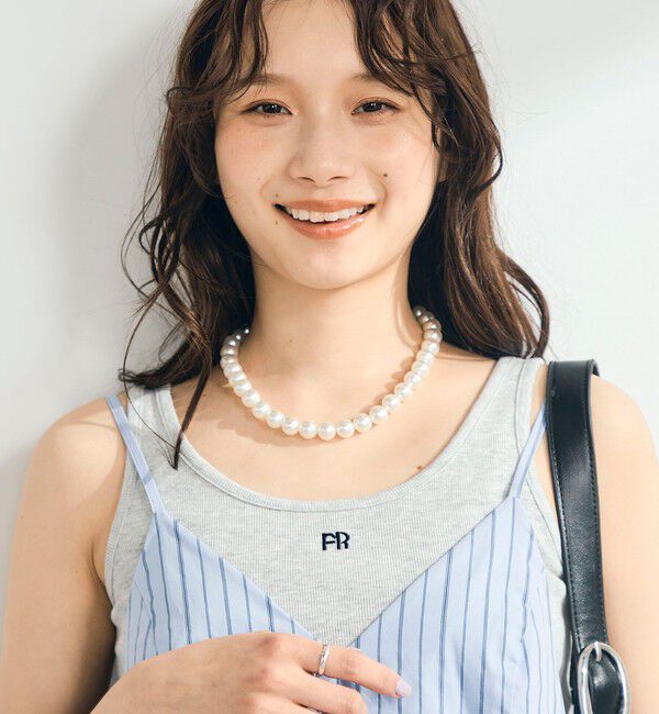 fredy emue「FR刺繍タンクトップ」|タンクトップ|ライトグレー