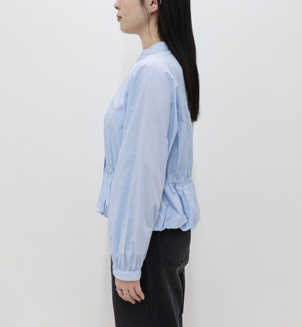 fredy emue「クロップドバルーン前開きブラウス」|シャツ・ブラウス|