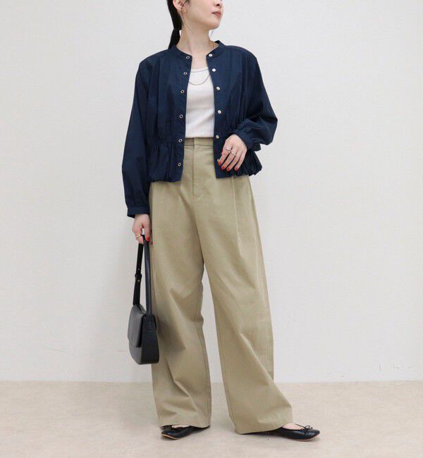 fredy emue「クロップドバルーン前開きブラウス」|シャツ・ブラウス|