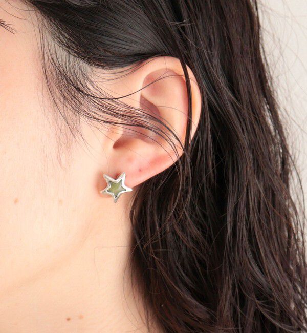 fredy emue「カラースターアンティーク調ピアス」|ピアス|