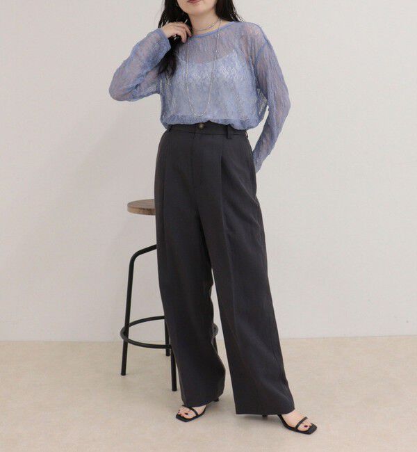 fredy emue「シアーレースロンTシャツ」|Tシャツ・カットソー|