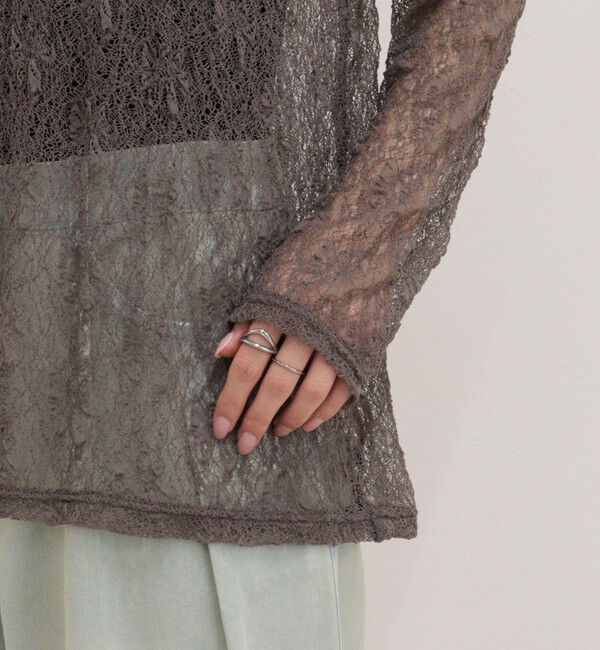 fredy emue「シアーレースロンTシャツ」|Tシャツ・カットソー|