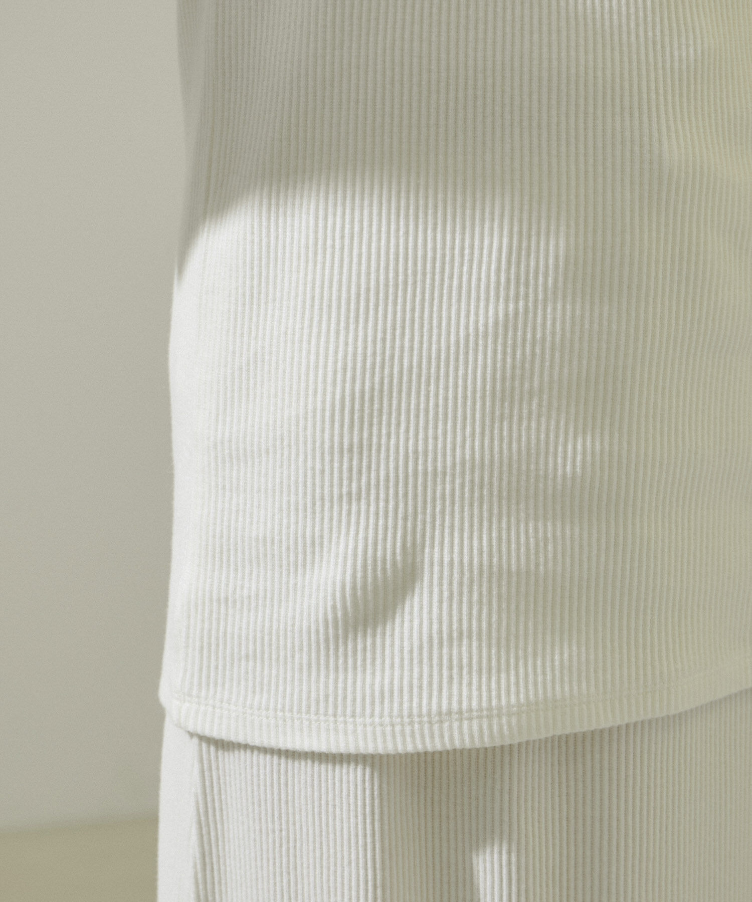 SALON adam et rope'「ヴィンテージライクリブタンクトップ【セットアップ対応・洗える】」|タンクトップ|