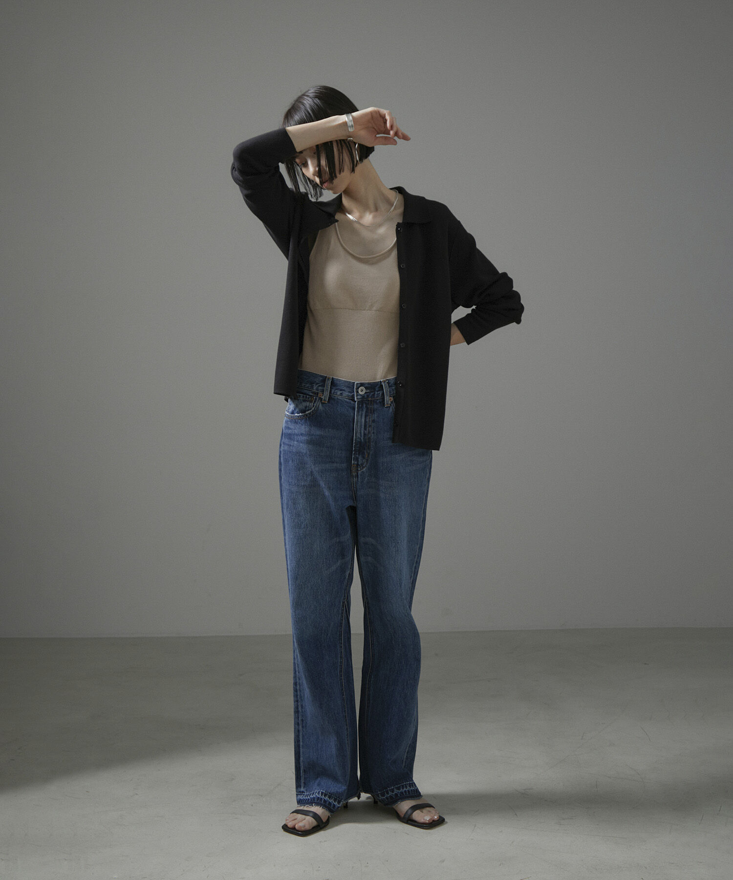 SALON adam et rope'「ブラパッド付タンクトップ-CreamyCotton /クリーミーコットン-」|タンクトップ|