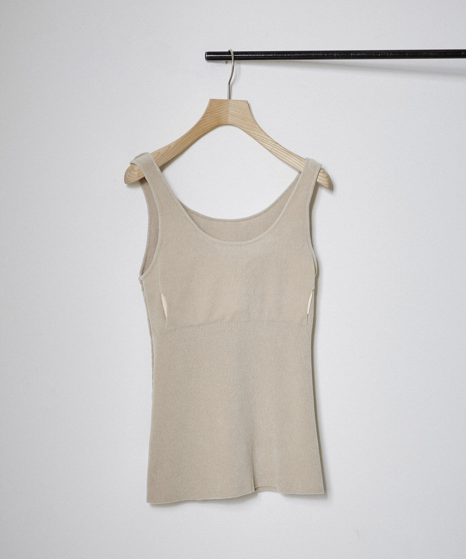 SALON adam et rope'「ブラパッド付タンクトップ-CreamyCotton /クリーミーコットン-」|タンクトップ|