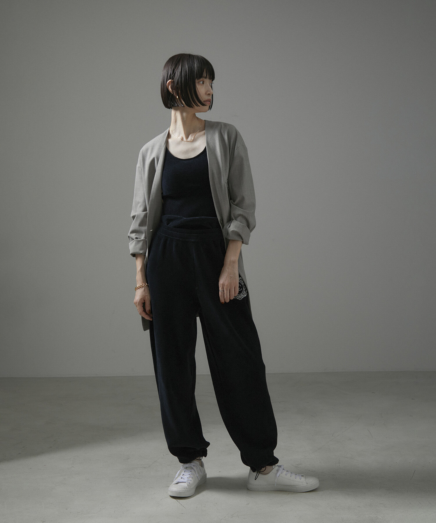 SALON adam et rope'「ブラパッド付タンクトップ-CreamyCotton /クリーミーコットン-」|タンクトップ|