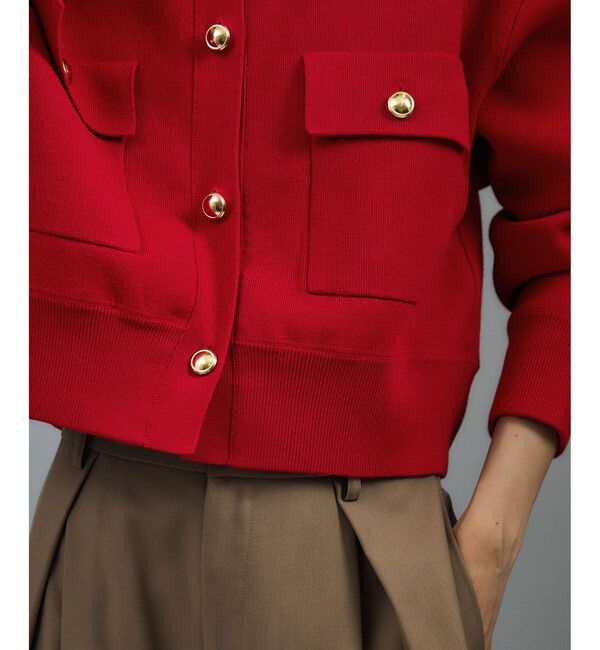 SALON adam et rope'「スウェットライクメタルボタンカーディガン 2 / 新色追加」|カーディガン|