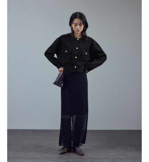 SALON adam et rope'「スウェットライクメタルボタンカーディガン 2 / 新色追加」|カーディガン|