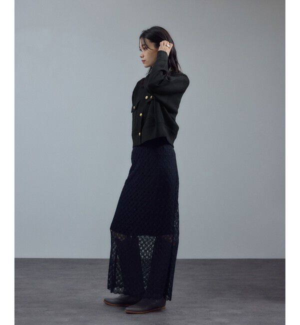 SALON adam et rope'「スウェットライクメタルボタンカーディガン 2 / 新色追加」|カーディガン|