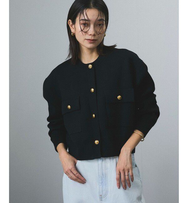 SALON adam et rope'「スウェットライクメタルボタンカーディガン 2 / 新色追加」|カーディガン|