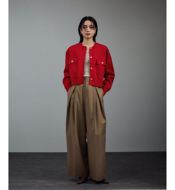 SALON adam et rope'「スウェットライクメタルボタンカーディガン 2 / 新色追加」|カーディガン|